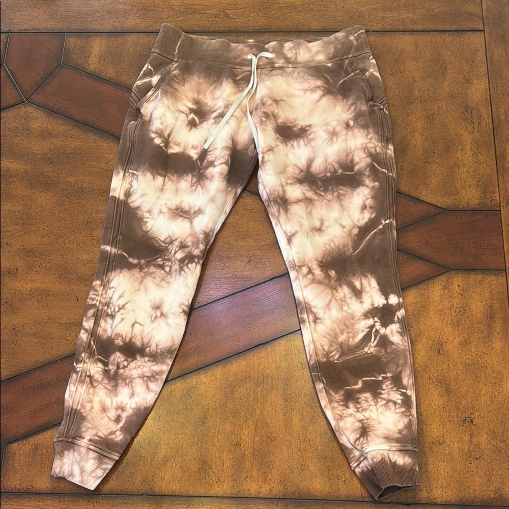 lululemon athletica Brown Tie-Dye Joggers